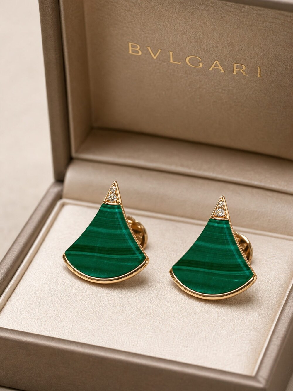 Bulgari Refined Statement Earrings Style 3 | New with Box - Picture 3 of 9